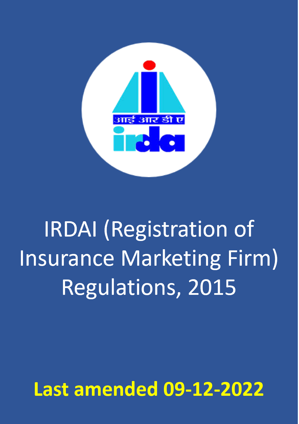 IRDAI (Registration of Insurance Marketing Firm) Regulations, 2015